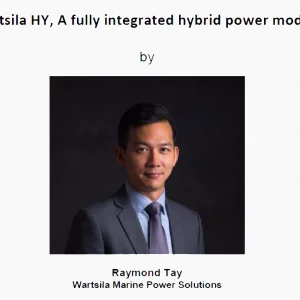 Technical Talk on 16 Aug 2018 – Wartsila HY, A fully Integrated hybrid Power