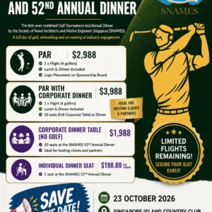 SNAMES Annual Golf Tournament & 52nd Annual Dinner 2026