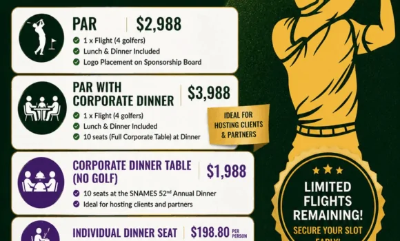 SNAMES Annual Golf Tournament & 52nd Annual Dinner 2026