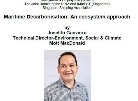 Maritime Decarbonisation: An ecosystem approach – 15 Sep 2023 at Devan Nair Institute
